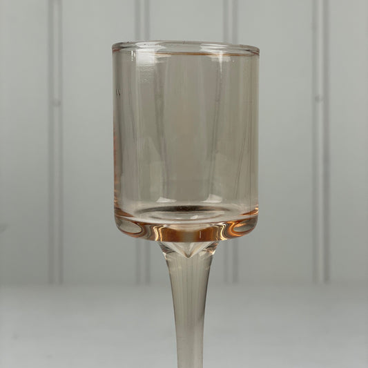 Lyngby peach likør/snapseglas - Mission Afrika Genbrug