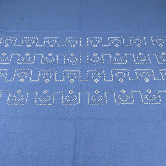 Lyseblå vintage dug - Mission Afrika Genbrug