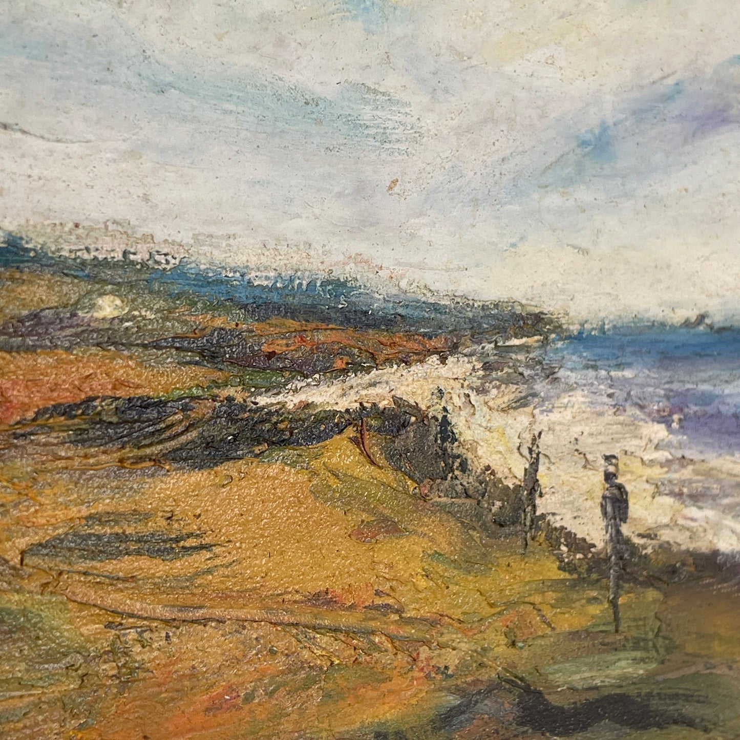 Maleri, “Havet Vendsyssel”, Hakon Ek Nielsen - Mission Afrika Genbrug