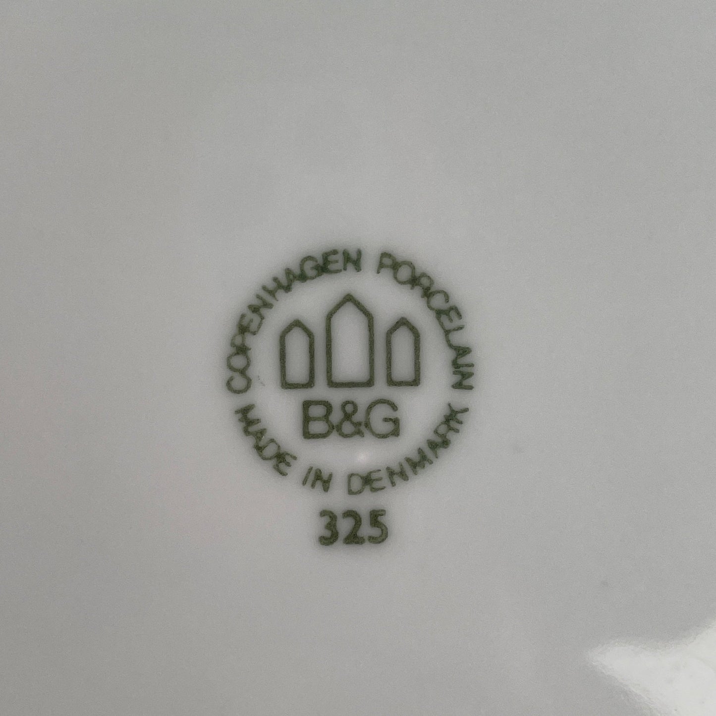 Middagstallerkener, 8 stk., Saksisk Blomst, Bing & Grøndahl - Mission Afrika Genbrug