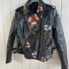 PU biker jakke str medium - Mission Afrika Genbrug