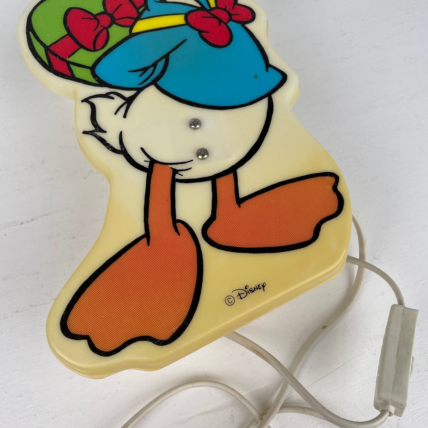 Retro Disney væglampe med Anders And - Mission Afrika Genbrug