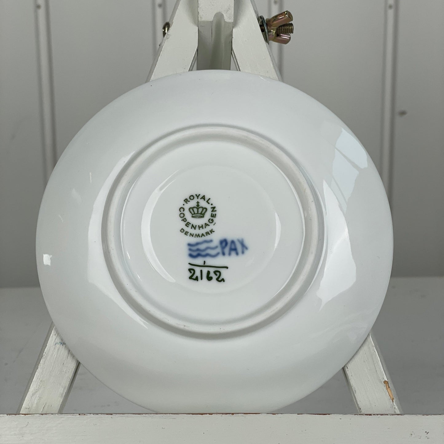 Royal Copenhagen Musselmalet Riflet kagetallerken + underkop - Mission Afrika Genbrug