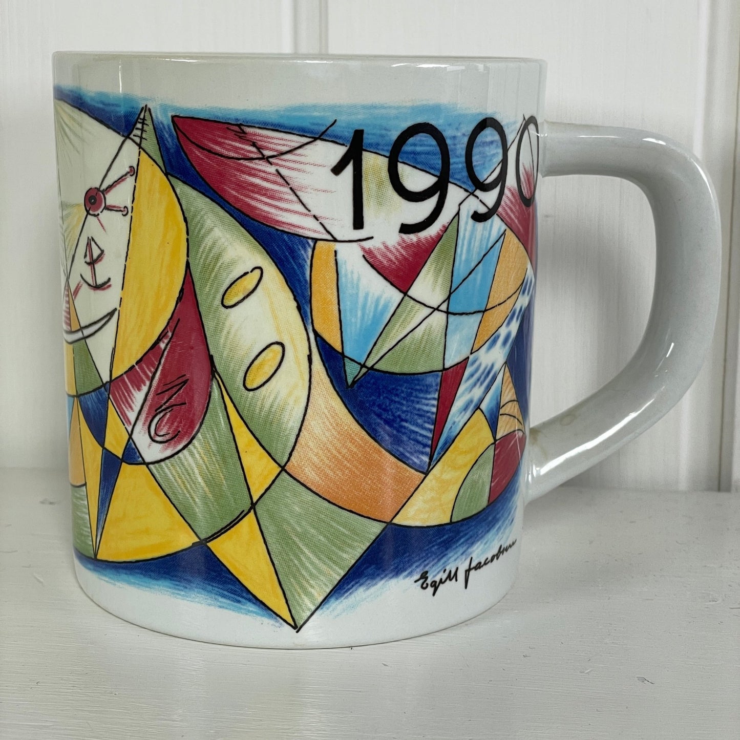 Royal Copenhagen stort årskrus 1990 - Mission Afrika Genbrug