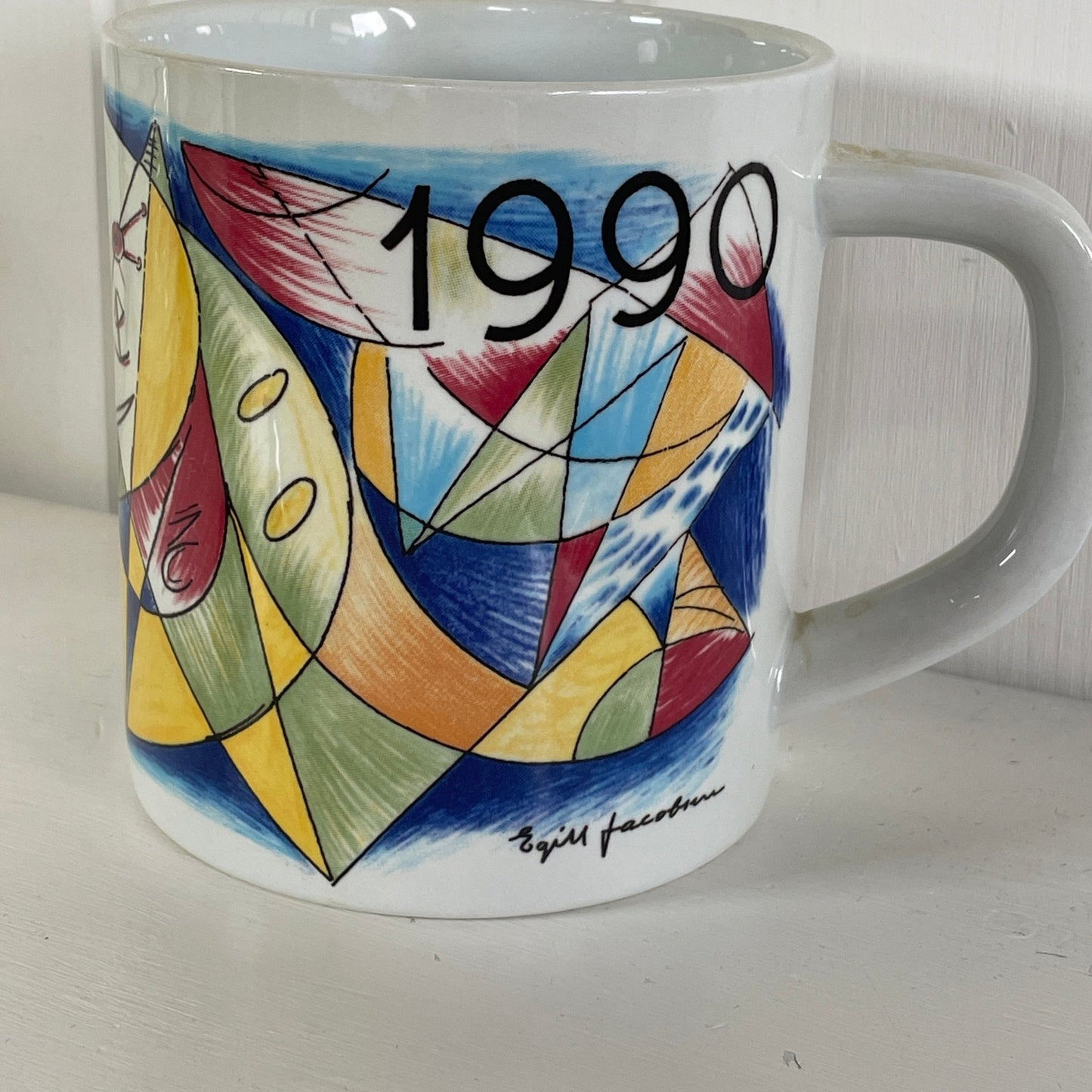 Royal Copenhagen stort årskrus 1990 - Mission Afrika Genbrug