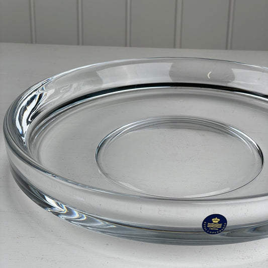 Royal Copenhagen/Holmegaard krystal glasfad - Mission Afrika Genbrug