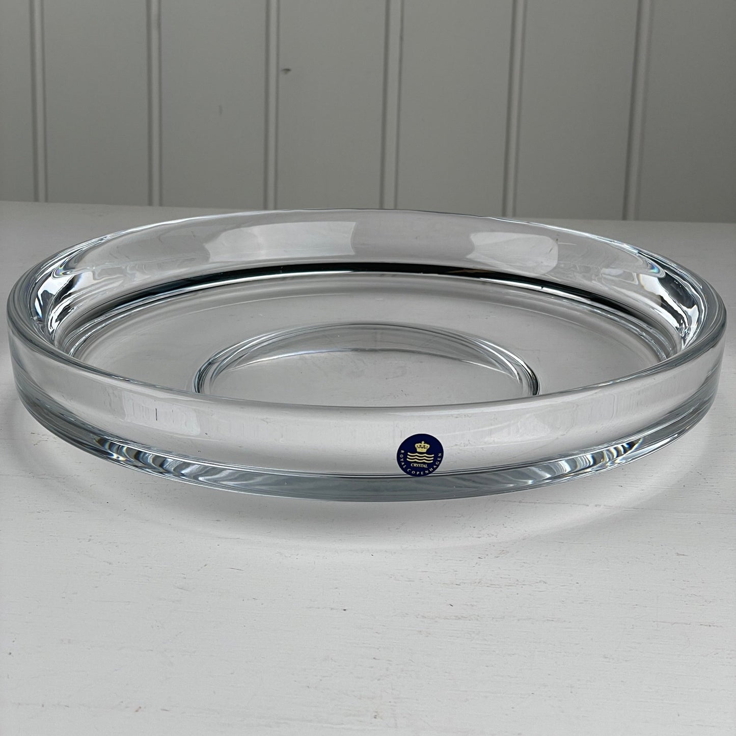 Royal Copenhagen/Holmegaard krystal glasfad - Mission Afrika Genbrug