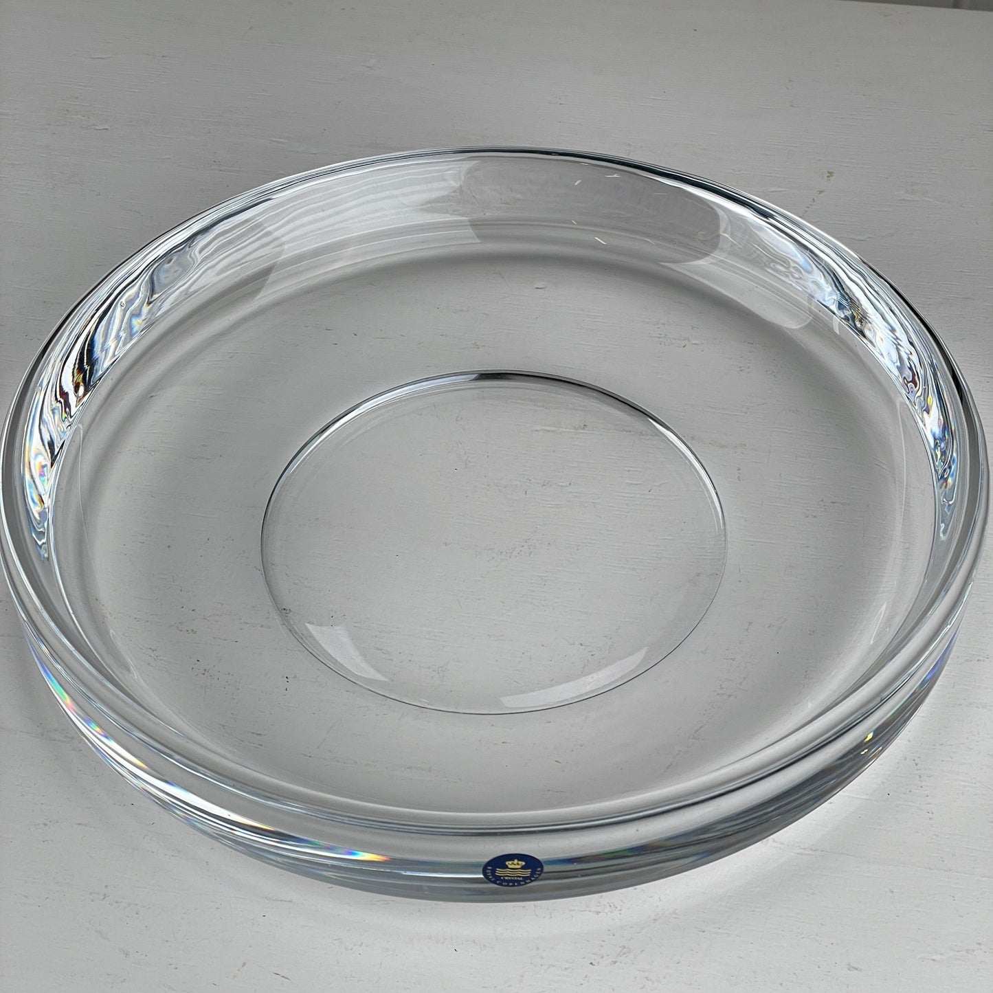 Royal Copenhagen/Holmegaard krystal glasfad - Mission Afrika Genbrug