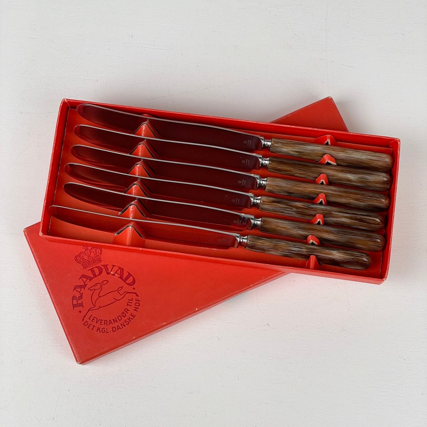 Sæt, 6 knive, Raadvad - Mission Afrika Genbrug