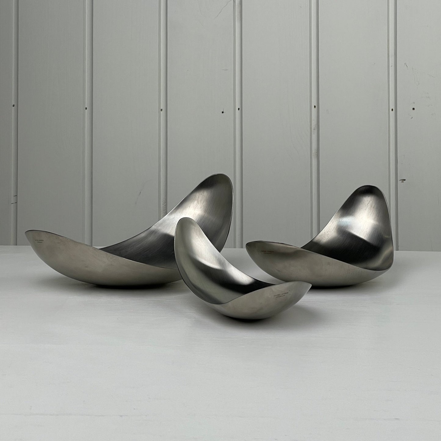 Sæt, Georg Jensen “leaf” skåle - Mission Afrika Genbrug