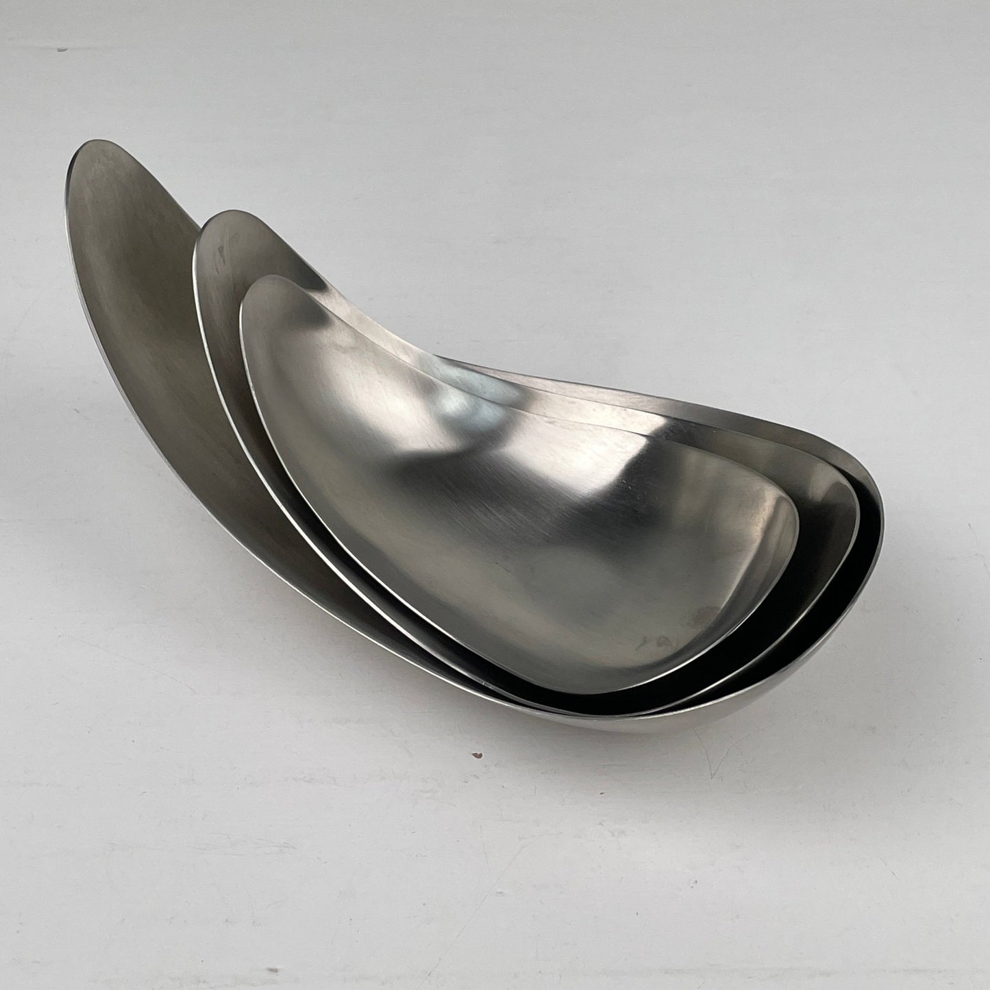 Sæt, Georg Jensen “leaf” skåle - Mission Afrika Genbrug