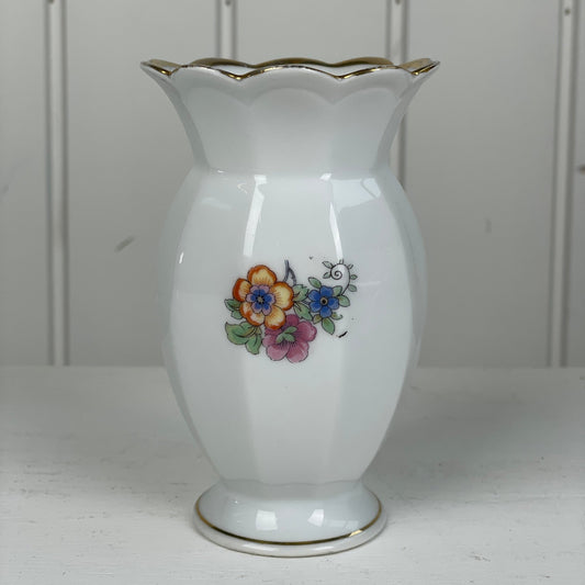 Silesia vase med fuglemotiv - Mission Afrika Genbrug