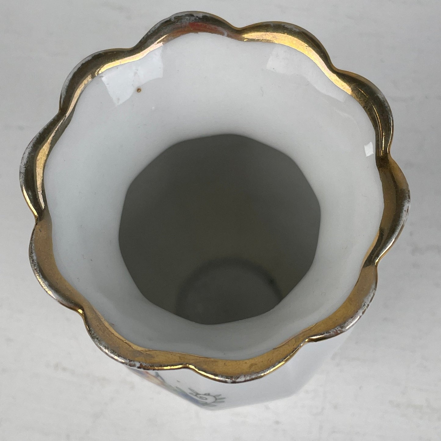 Silesia vase med fuglemotiv - Mission Afrika Genbrug