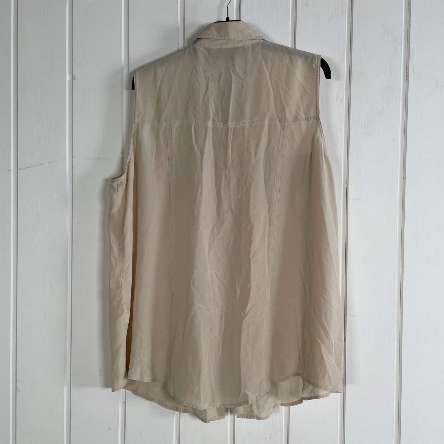 Silkeskjorte str M - Mission Afrika Genbrug