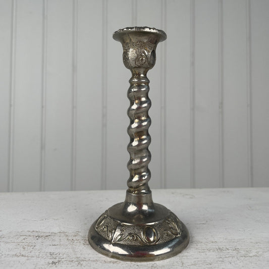 Sølvplet Lysestage Made in England - Mission Afrika Genbrug