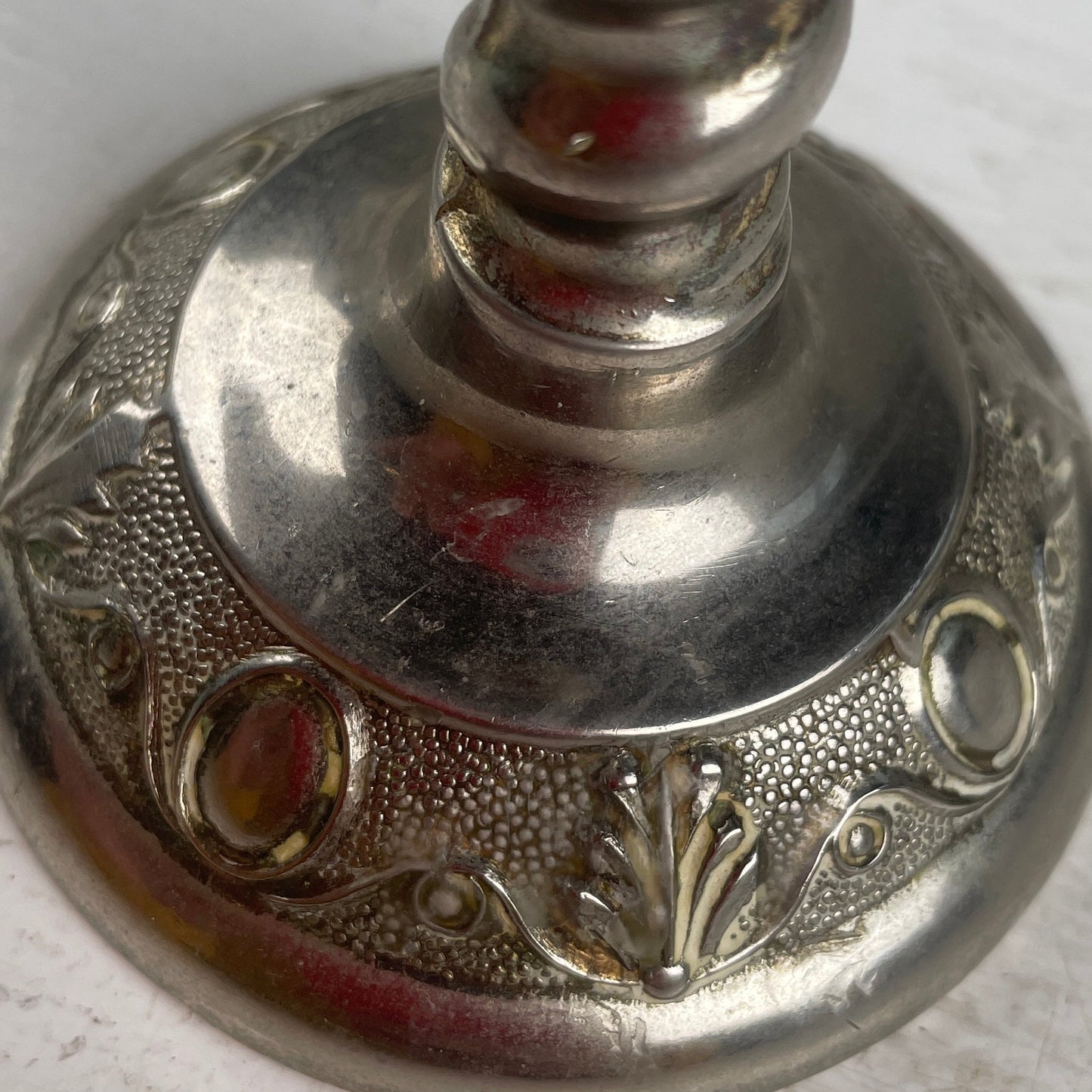 Sølvplet Lysestage Made in England - Mission Afrika Genbrug