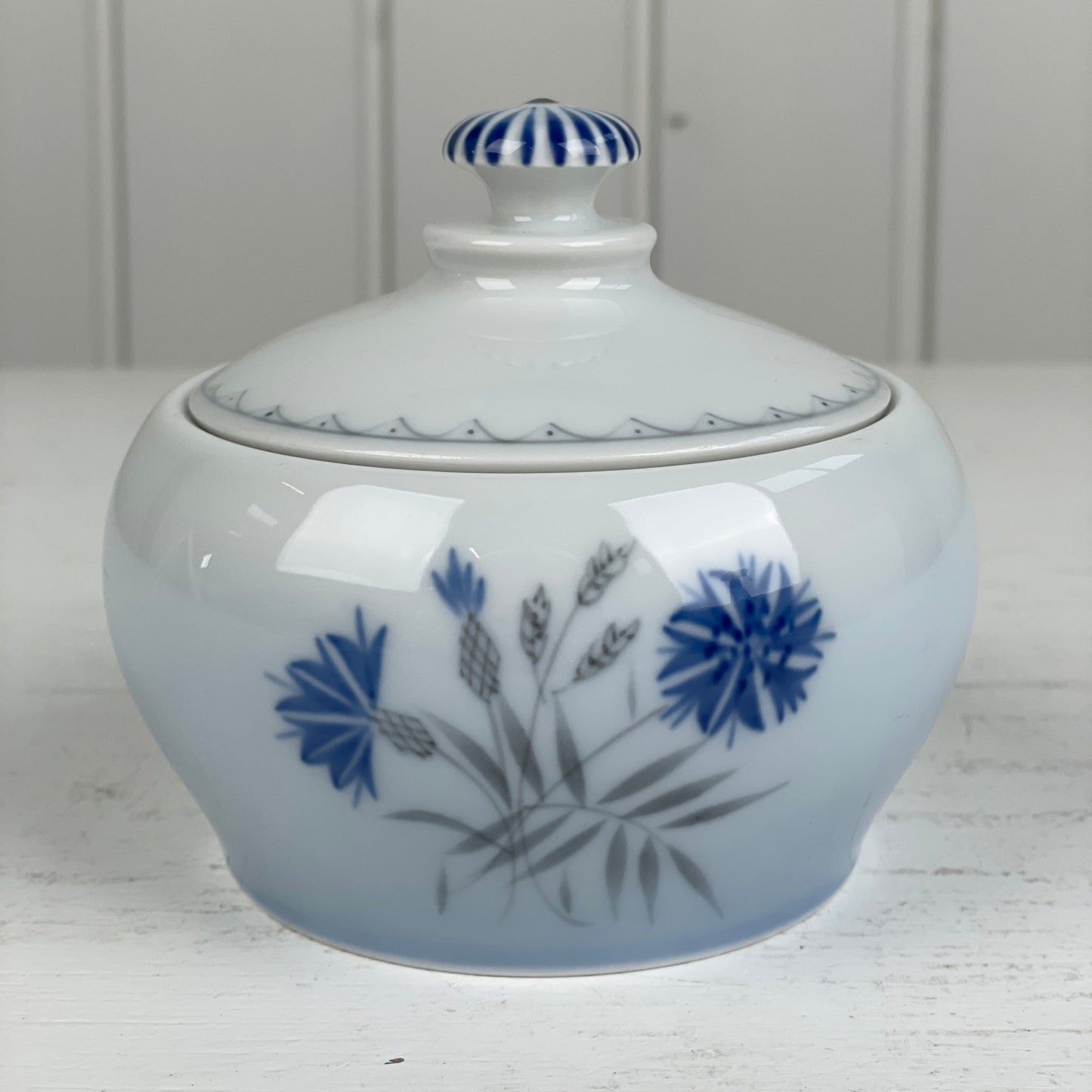 Sukkerskål, Demeter (Blå Kornblomst) - Mission Afrika Genbrug