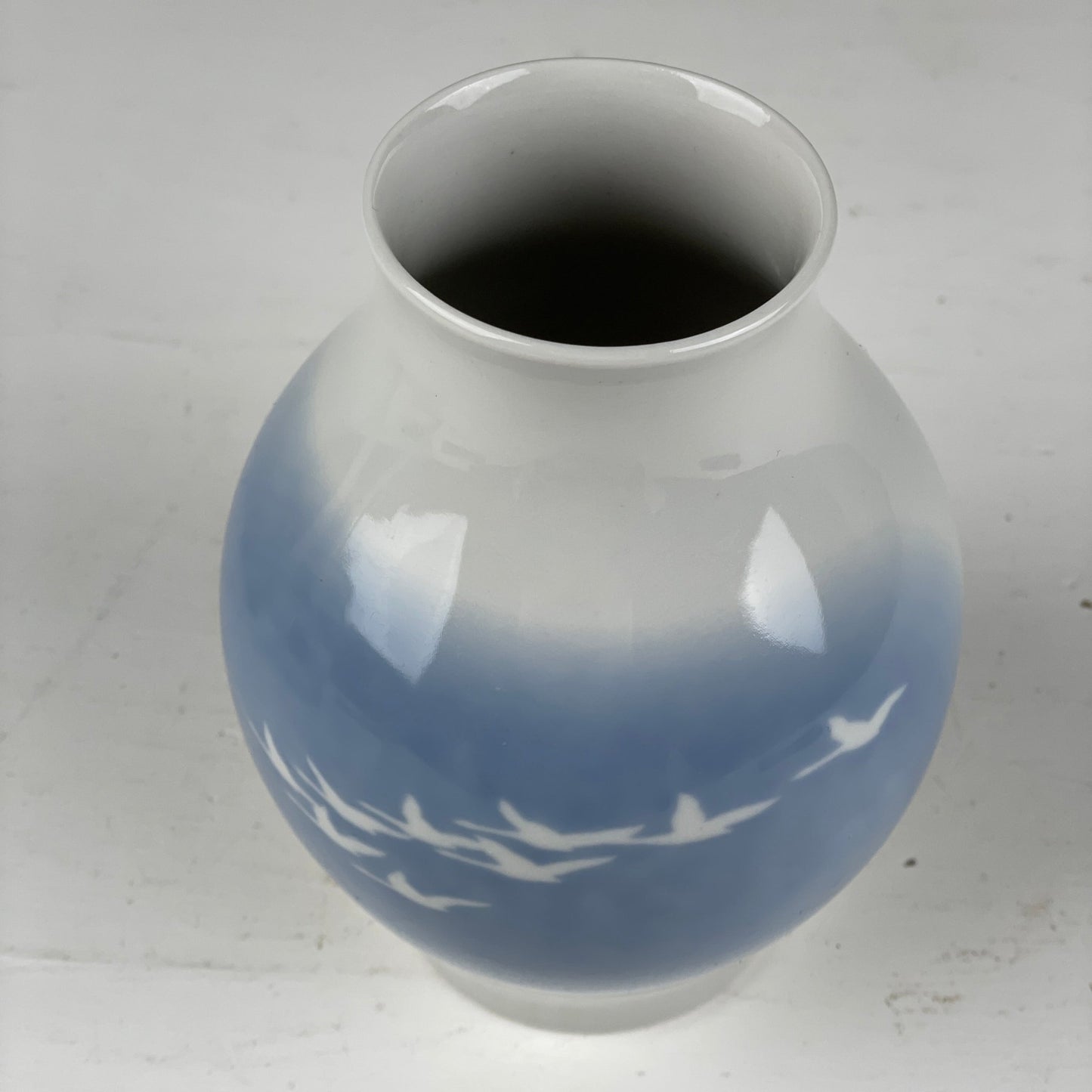 Svanevase fra Svanekunst 15cm - Mission Afrika Genbrug