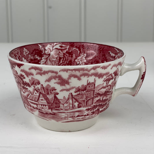 Tekop m. underkop, Engelsk fajance - Mission Afrika Genbrug