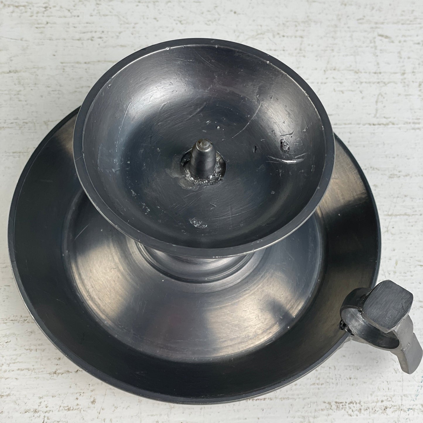 Tin kammerstage til bloklys - Mission Afrika Genbrug