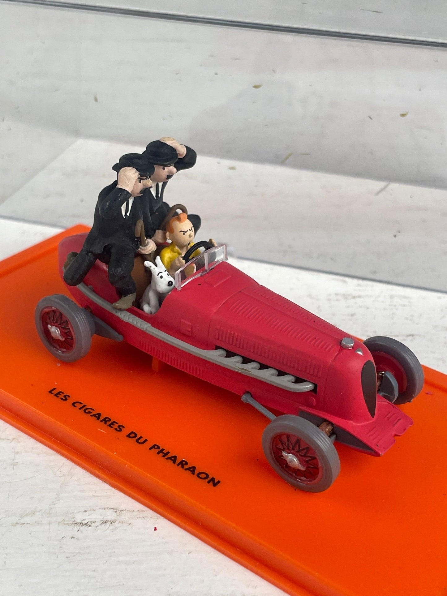 Tintin Figur Le bolide rouge des Cigares du Pharaon - Mission Afrika Genbrug