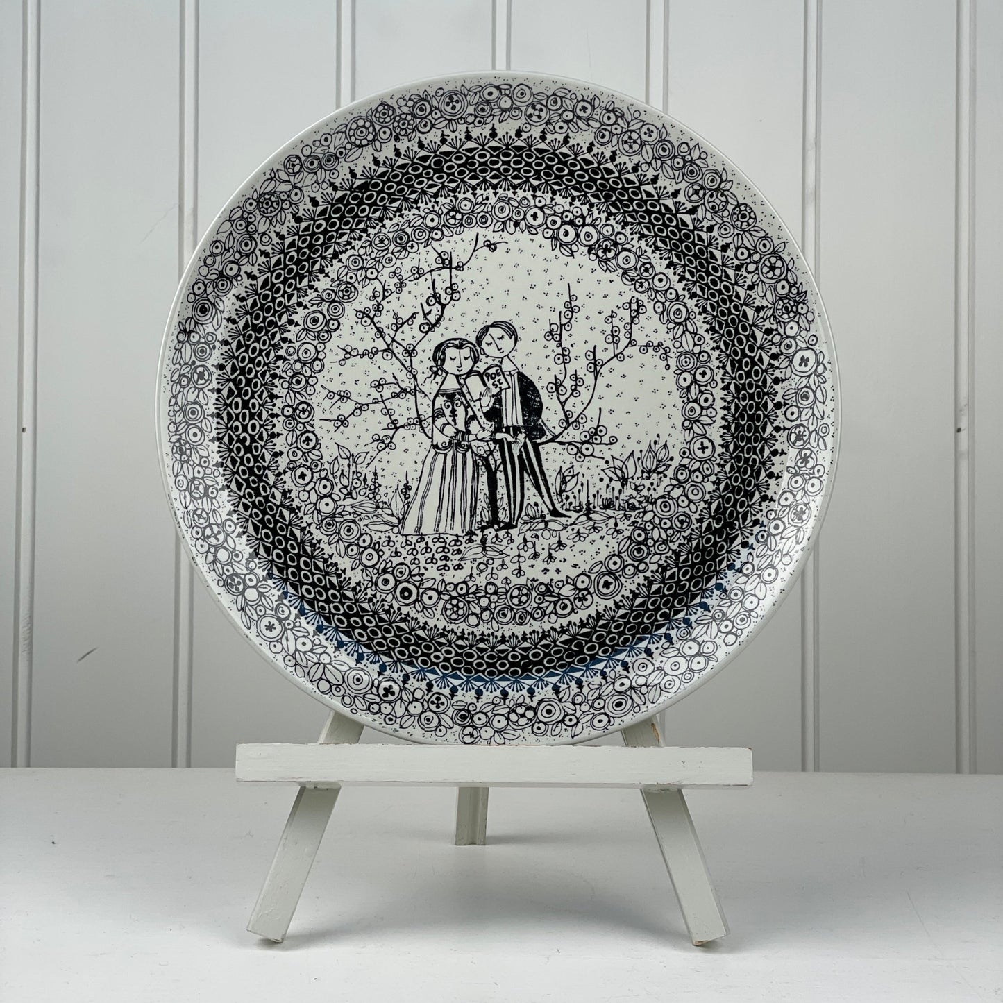 Vægplatte, “Forår”, Bjørn Wiinblad - Mission Afrika Genbrug