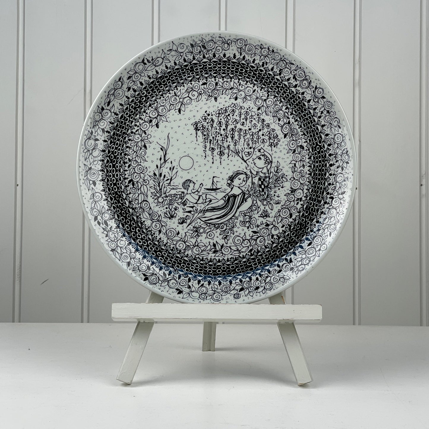 Vægplatte, “Sommer”, Bjørn Wiinblad - Mission Afrika Genbrug