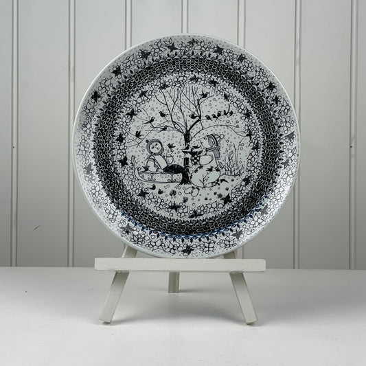 Vægplatte, “Vinter”, Bjørn Wiinblad - Mission Afrika Genbrug