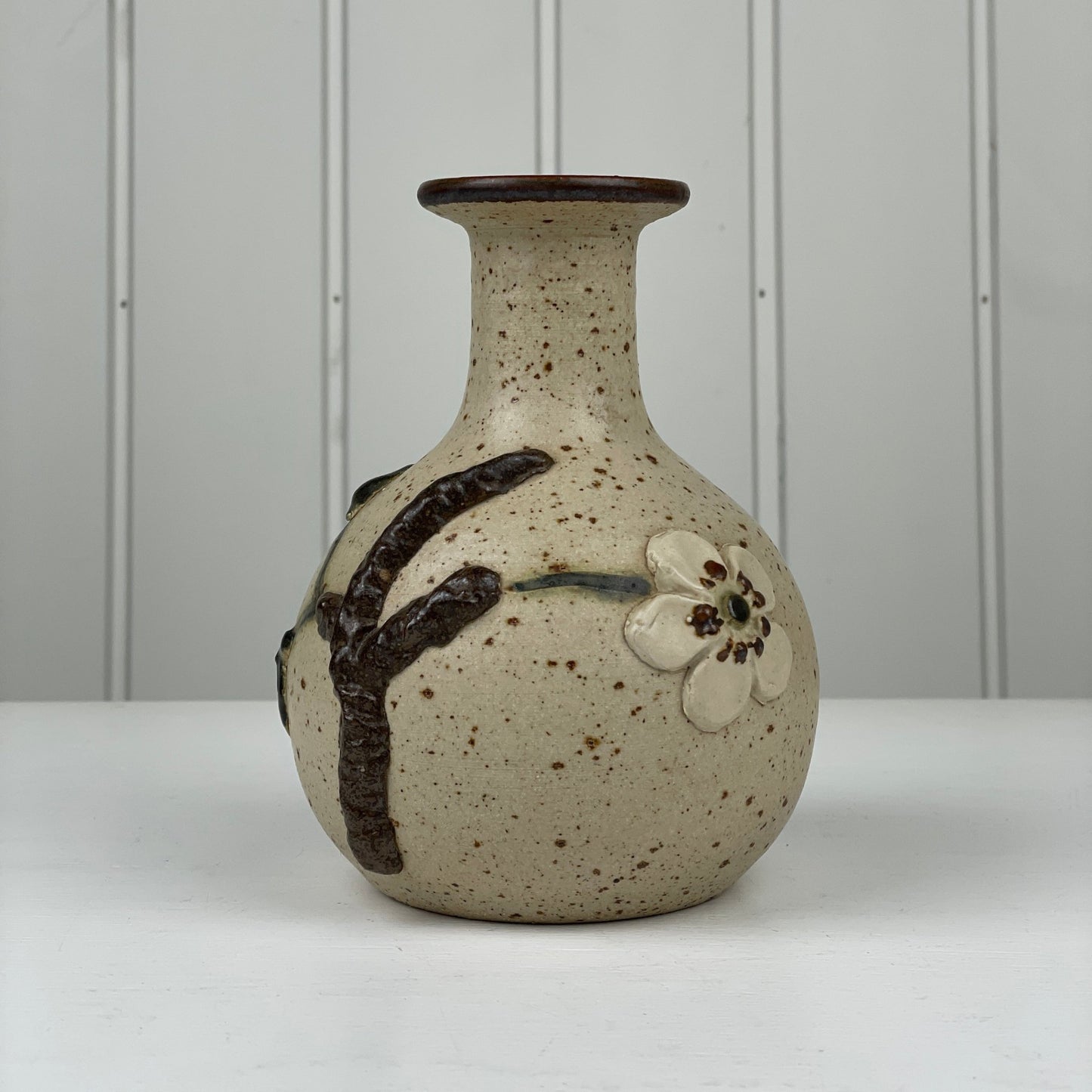 Vase, keramik, AJMO - Mission Afrika Genbrug