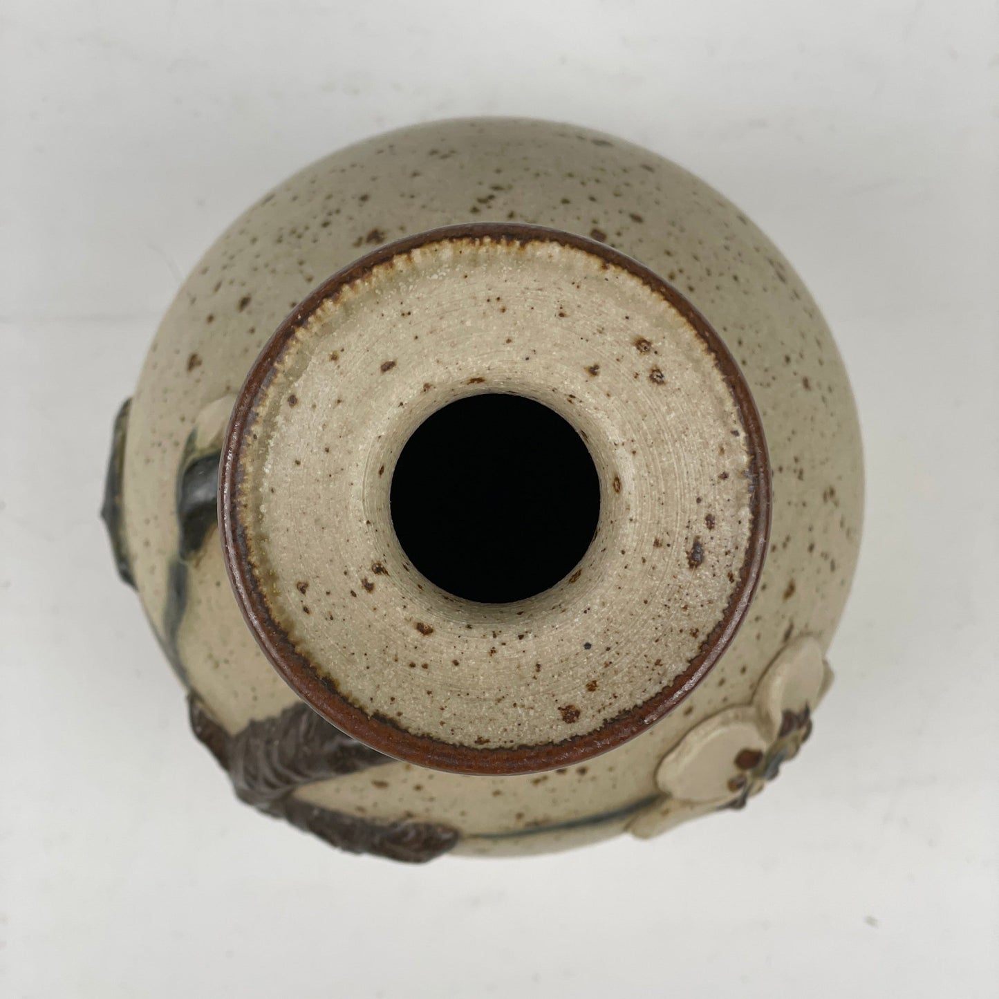 Vase, keramik, AJMO - Mission Afrika Genbrug