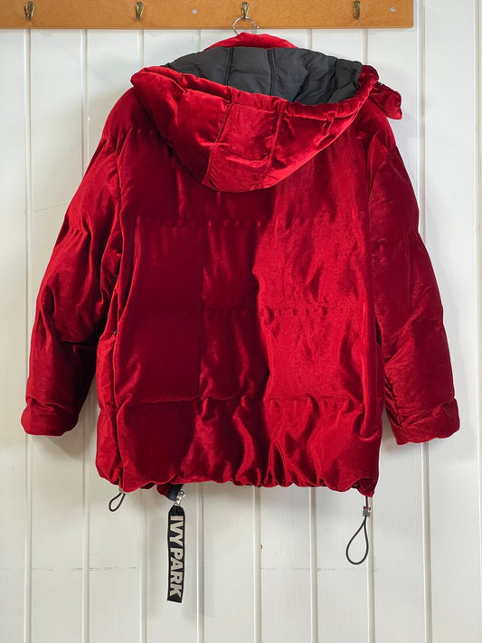 Velour jakke str S - Mission Afrika Genbrug