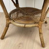 Vintage bambus/rattan sidebord / sofabord - Mission Afrika Genbrug