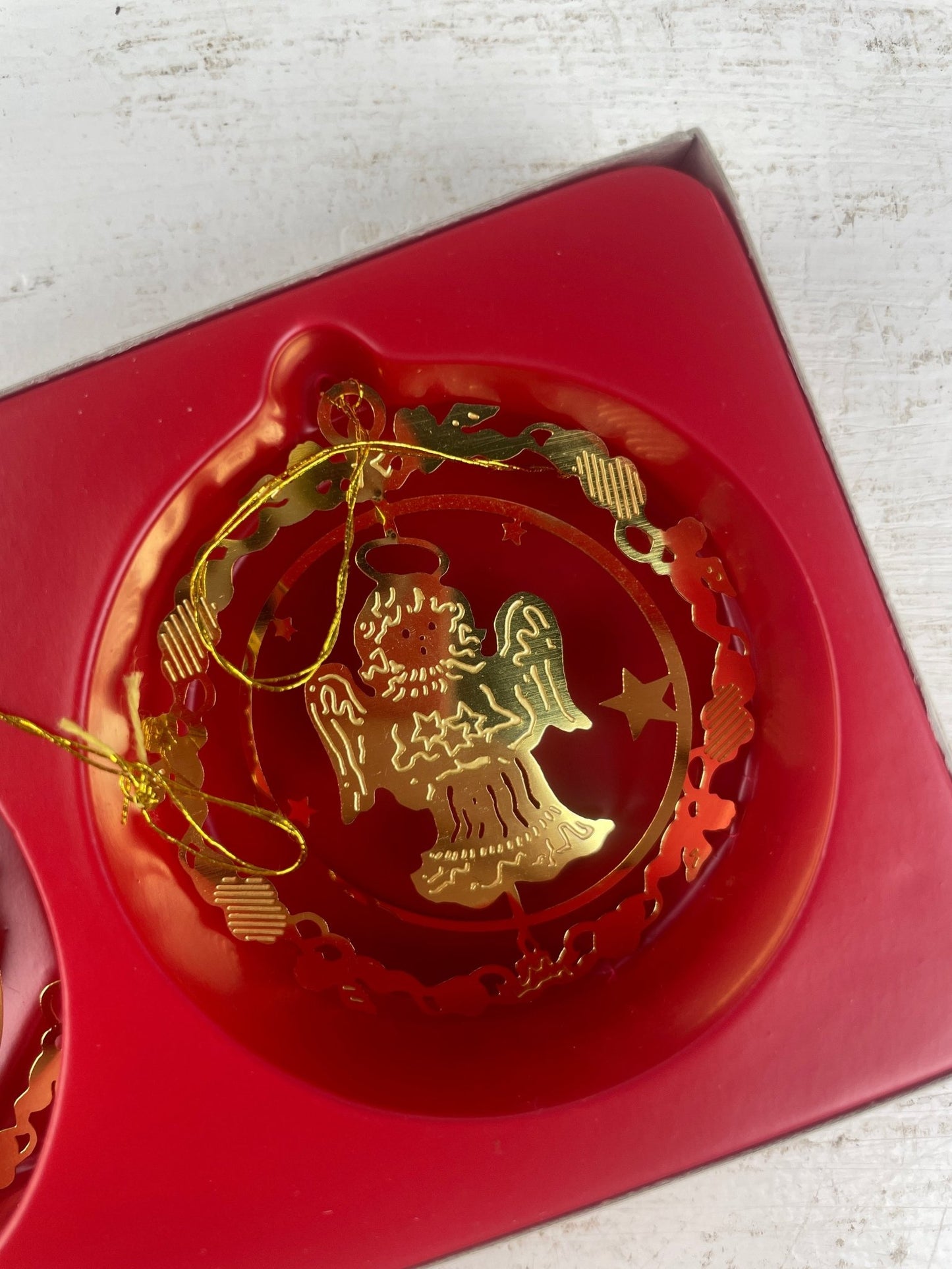 Vintage “Brass” juleophæng - Mission Afrika Genbrug