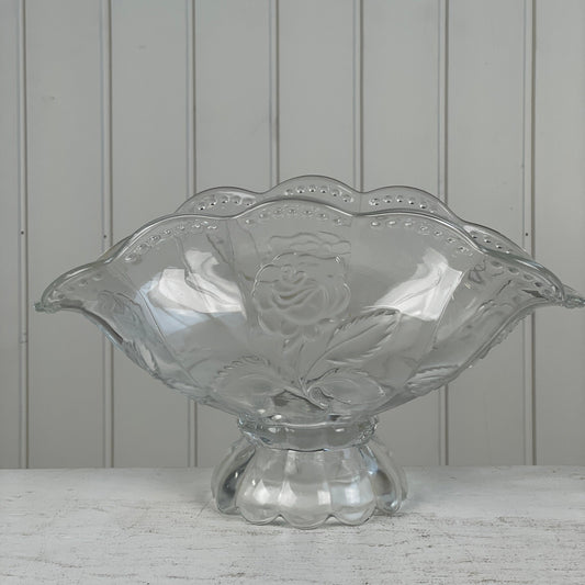 Vintage glas skål - Mission Afrika Genbrug