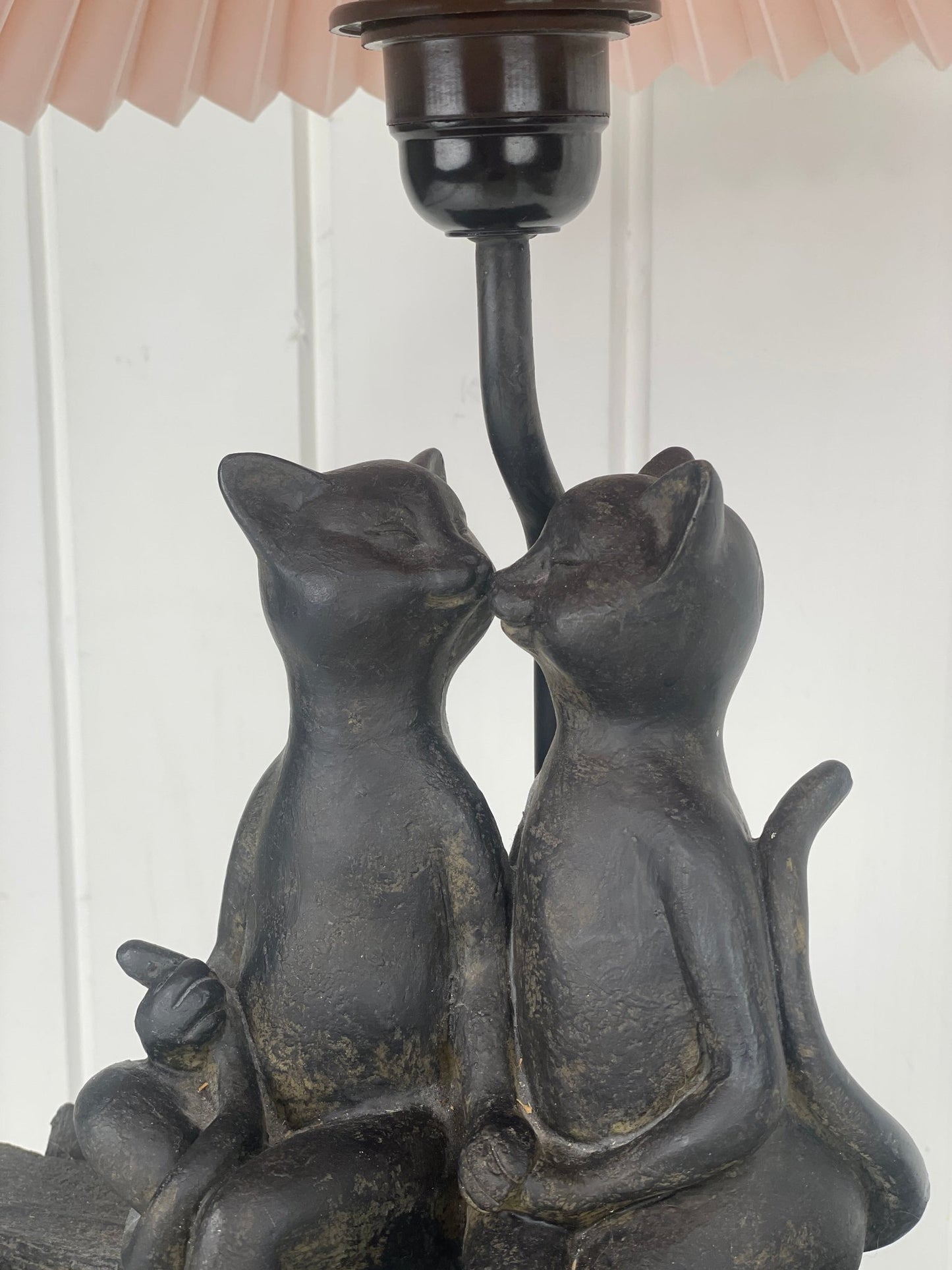 Vintage kattelampe med skærm - Mission Afrika Genbrug
