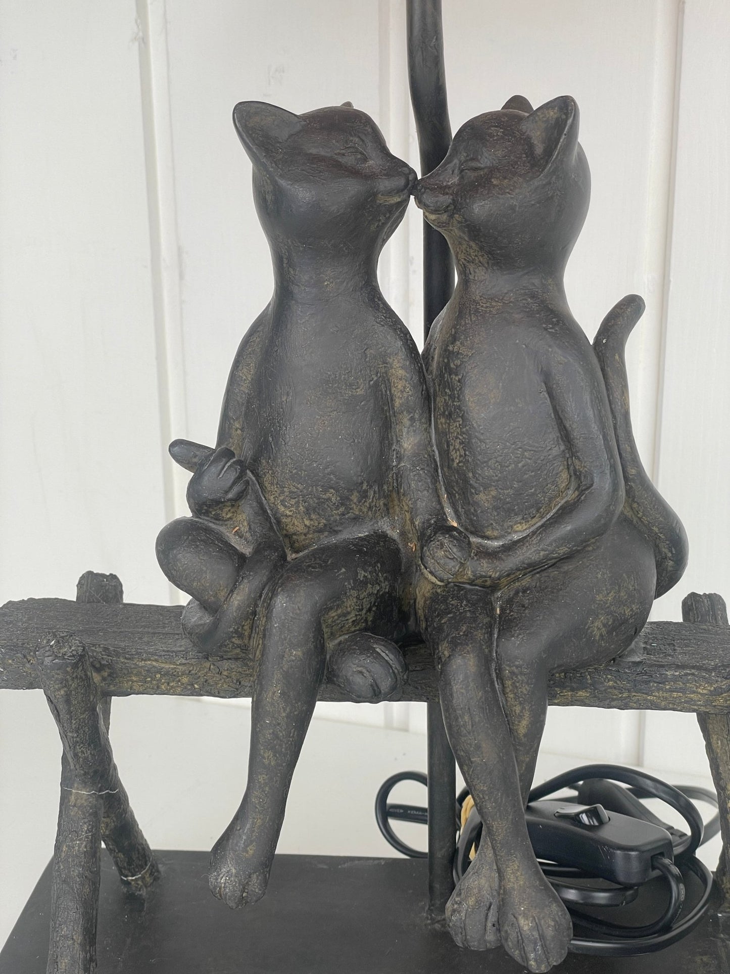 Vintage kattelampe med skærm - Mission Afrika Genbrug