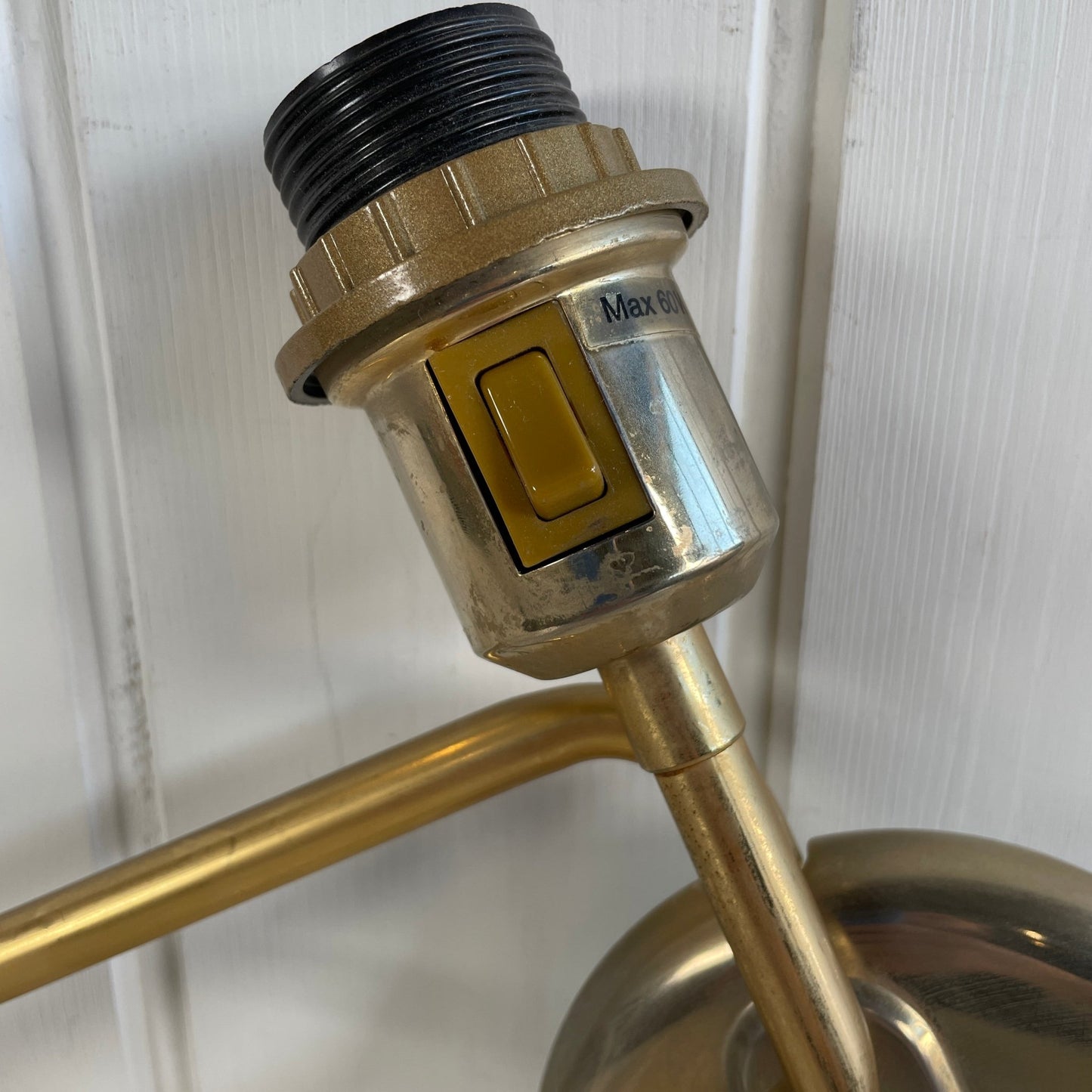 Vintage Messing svingarmslampe - Mission Afrika Genbrug