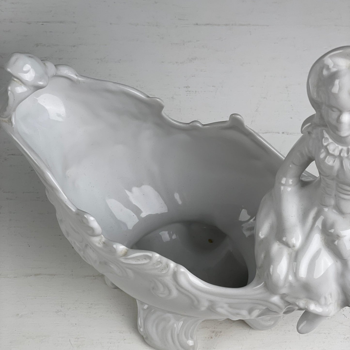 Vintage piedestalvase/skjuler - Mission Afrika Genbrug