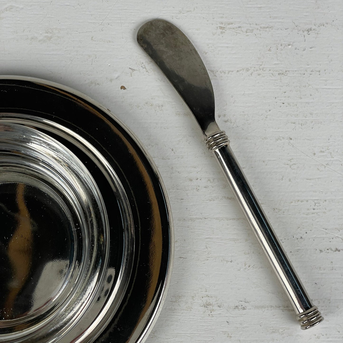 Vintage smørskål - Mission Afrika Genbrug