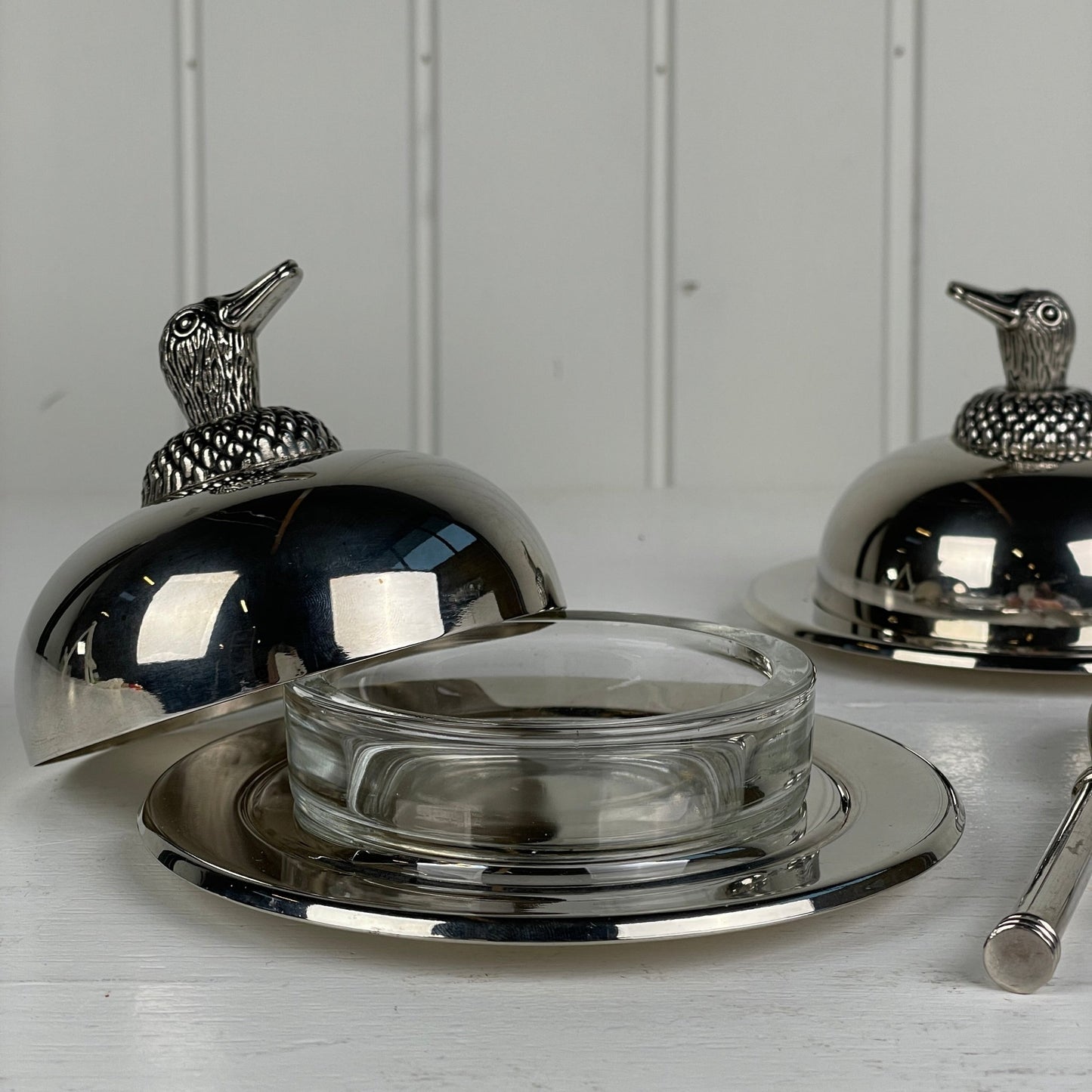 Vintage smørskål - Mission Afrika Genbrug