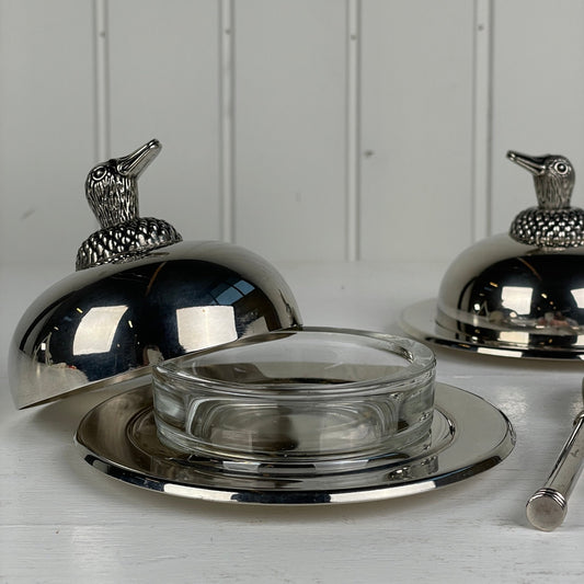 Vintage smørskål - Mission Afrika Genbrug