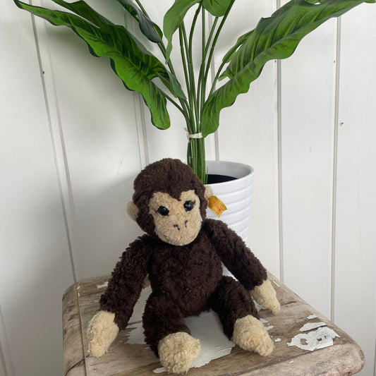 Vintage Steiff bamse. Håndlavet. 27cm. - Mission Afrika Genbrug