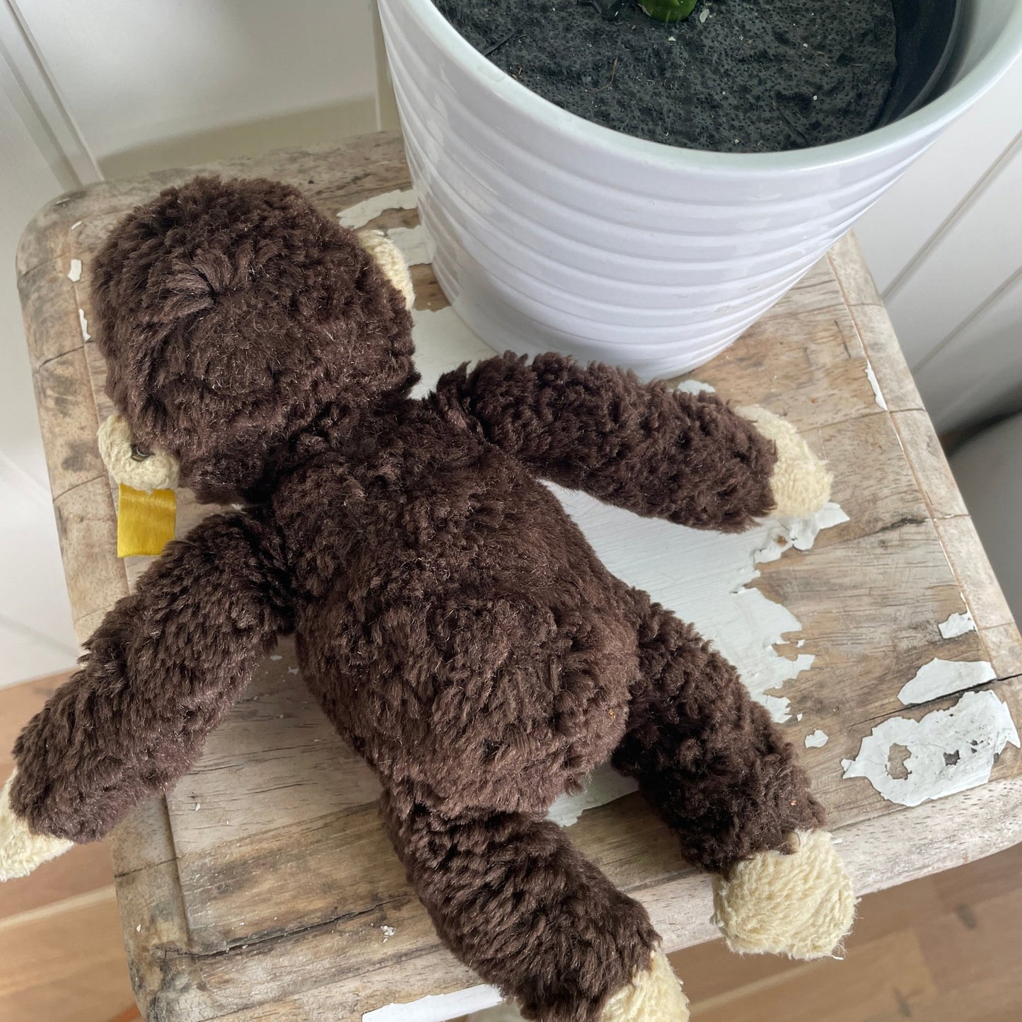 Vintage Steiff bamse. Håndlavet. 27cm. - Mission Afrika Genbrug