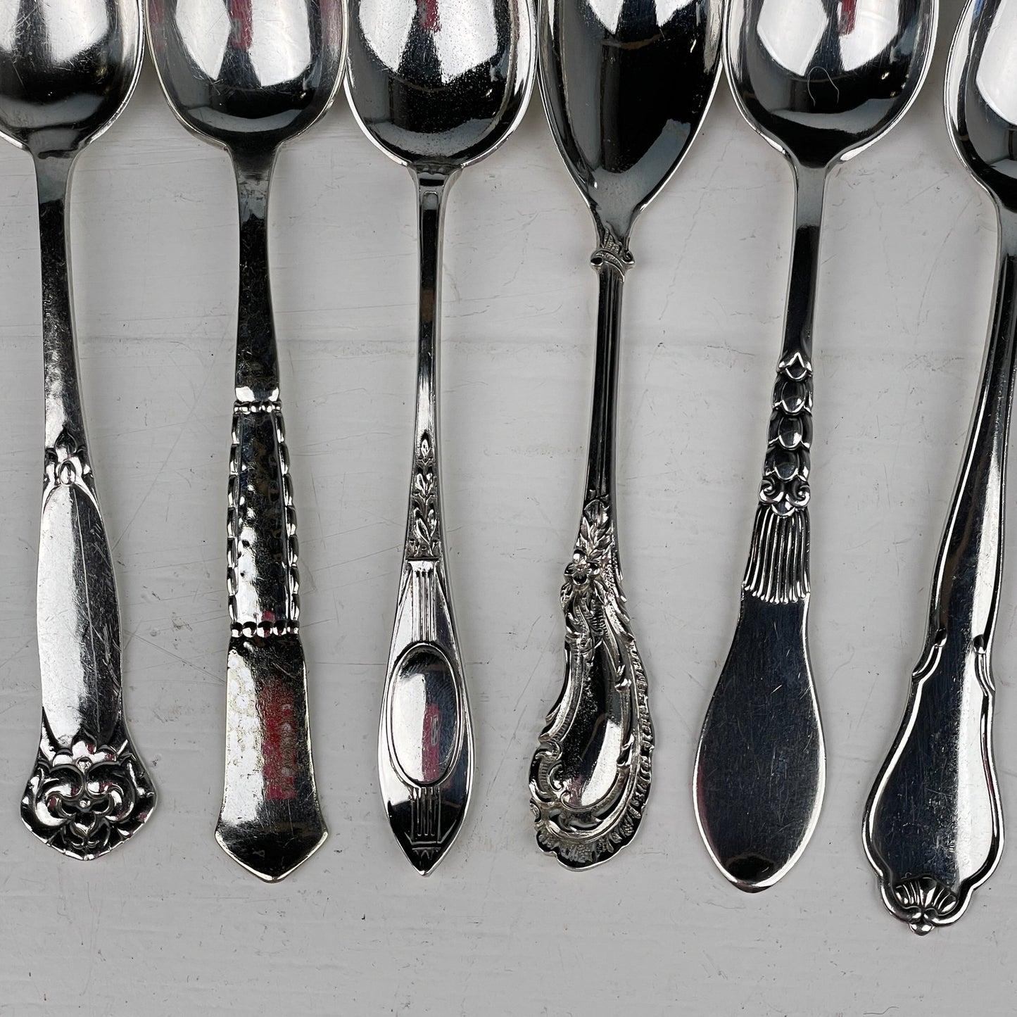 Vintage teske mix, 6 stk. - Mission Afrika Genbrug