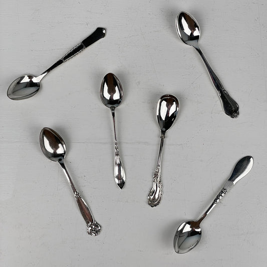 Vintage teske mix, 6 stk. - Mission Afrika Genbrug