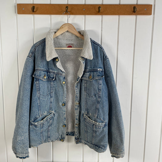 Witboy oversize vintage denimjakke - Mission Afrika Genbrug