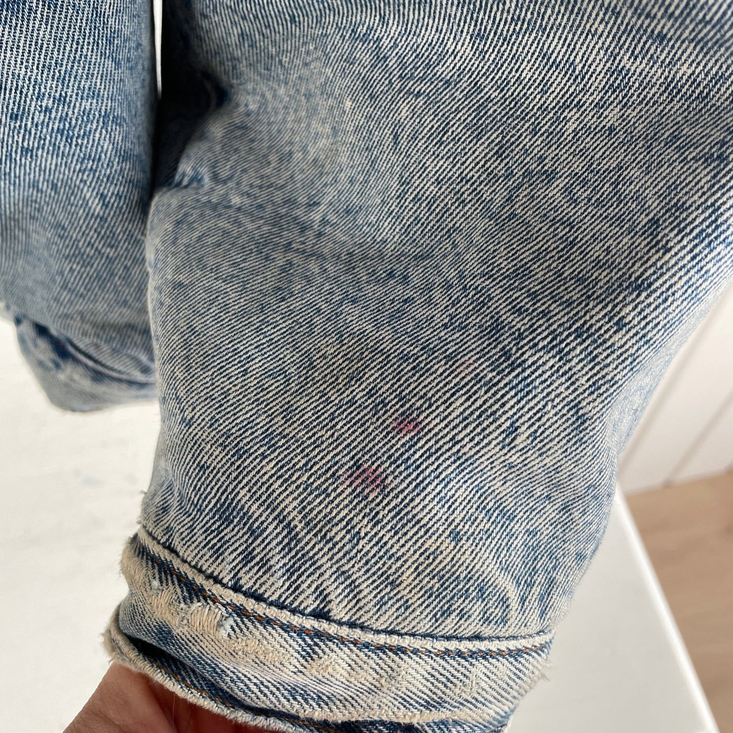 Witboy oversize vintage denimjakke - Mission Afrika Genbrug