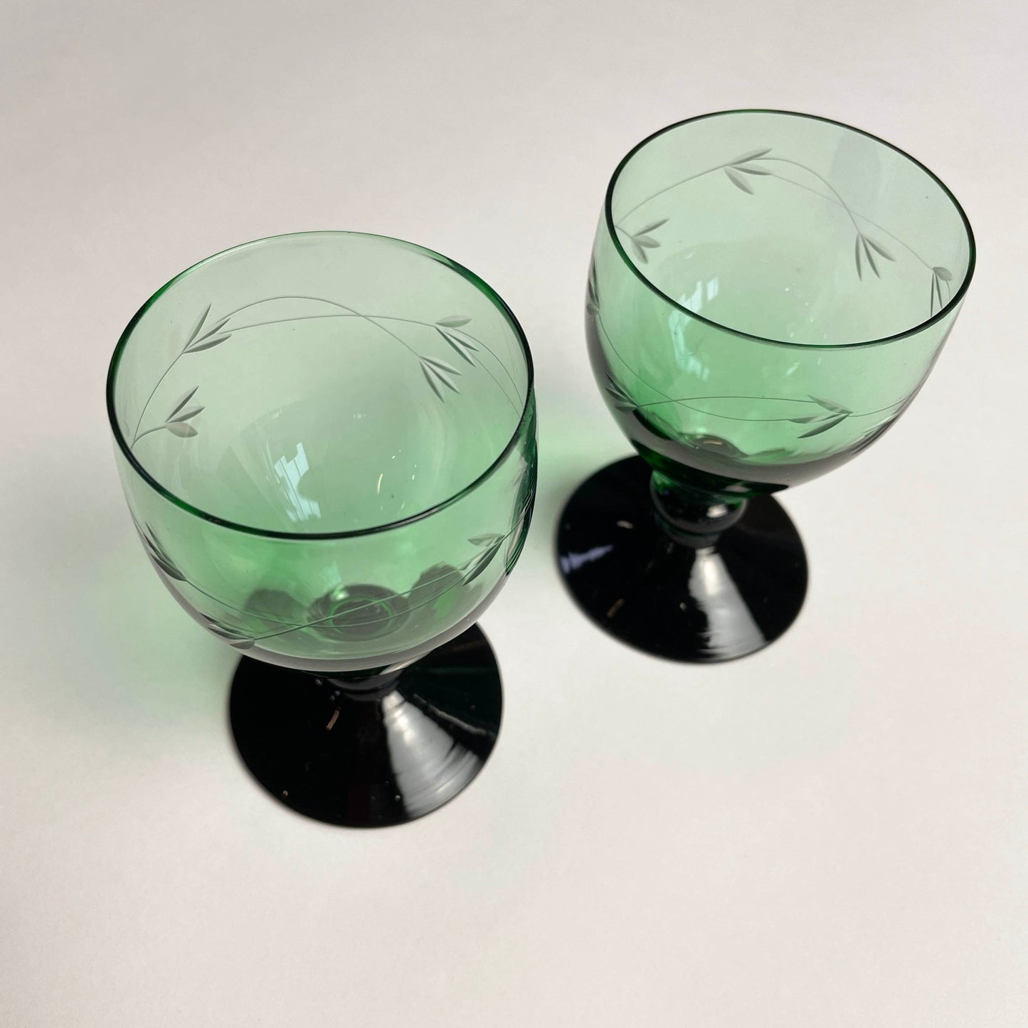 2 stk. Holmegaard glas - Frk. Rose